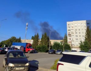 Появились видео пожара на ТЭЦ в Пензе
