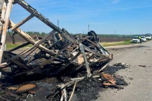 Опубликованы фото и видео с места ДТП с 4 погибшими