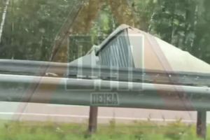 Фура вылетела в кювет в районе пензенского поселка Победа