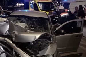 Опубликованы кадры с места жесткого ДТП на улице Гагарина в Пензе