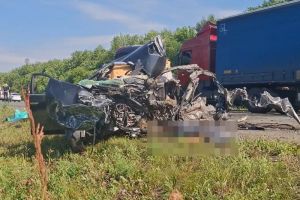 Пензенская ГАИ опубликовала страшные кадры смертельной аварии на трассе «Урал»
