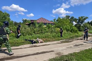 В Белинском районе обезвредили условных террористов