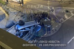 Появились кадры с места жесткого ДТП в пензенском Арбеково