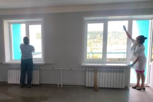 В Кузнецком районе завершается ремонт врачебной амбулатории