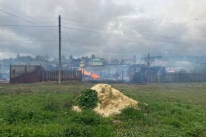 Глава Городищенского района Павел Мигин доложил Мельниченко о пожаре в Канаевке