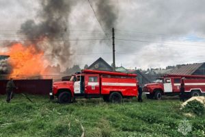 В Городищенском районе из-за большого пожара пострадали 5 жилых домов