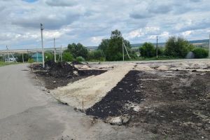 В Кузнецком районе продолжается благоустройство сквера участников СВО