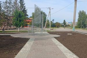 В Малой Сердобе завершается благоустройство парка на улице Ленинской
