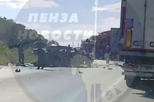 Пензенцы сообщают о смертельном ДТП на трассе М-5 в районе села Кижеватово
