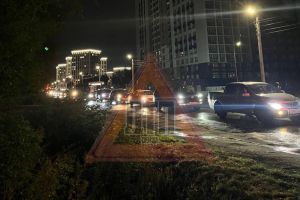 Жители Арбеково в Пензе попали в огромную пробку после смены приоритета дорог