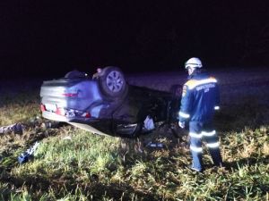 Появились кадры с места ДТП с 4 пострадавшими в Пензенском районе