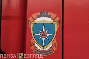 На улице Красной в Пензе во время движения загорелась машина
