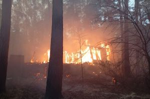 Опубликованы фото пожара в детском лагере в Пензенской области