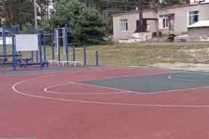 В Беково благоустроили площадку для стритбола