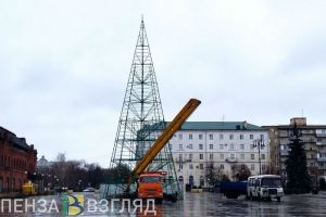 В Пензе установят новую главную новогоднюю елку
