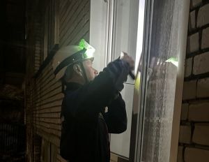 В Пензе спасатели помогли родителям малыша, закрывшегося в квартире