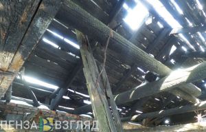 В Сердобском районе сгорела кровля дома площадью 70 квадратных метров