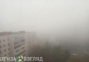 В Пензенской области 23 октября прогнозируется туман