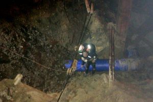 На улице Ростовской в Пензе спасли мужчину из котлована