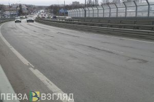 Под мостом Капашина в Пензе восстановят разрушенный асфальт