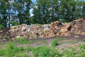 В Пензенской области на землях сельхозназначения была незаконная свалка