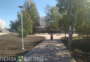 До 1 декабря в Пензе завершат 1 этап благоустройства сквера «Семейный»