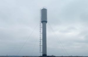 В селе Сердобского района установили водонапорную башню