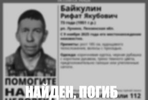 В Пензенской области пропавшего 73-летнего жителя р.п. Лунино нашли мертвым