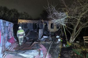 МЧС опубликовало видео с места ночного пожара с 2 жертвами в Пензе