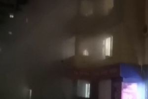 В Пензе сняли видео порыва теплотрассы на улице Кижеватова