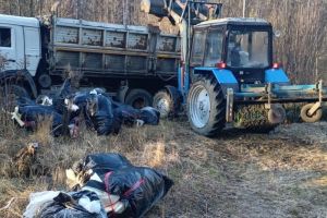 В пензенском микрорайоне Ахуны ликвидировали стихийную свалку