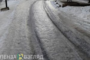 Пензенцев предупреждают о гололеде 8 января