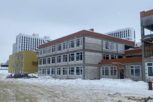 В Пензе школу в жилом комплексе «Лугометрия» строят без отставания от графика