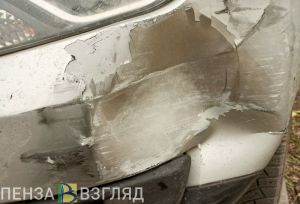 По дороге из Пензы в Золотаревку перевернулся автомобиль