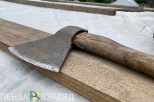В Земетчинском районе мужчина избил приятеля топором