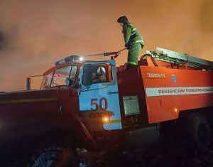 Под Пензой случился пожар на полигоне ТБО