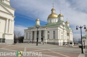 В Спасском соборе в Пензе освятили вербные ветки