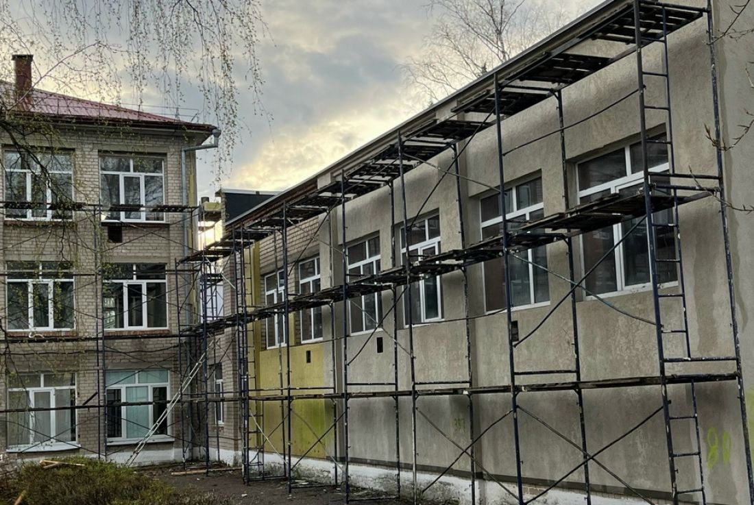 Капремонт в средней школе села Кижеватово выполнили на 14%
