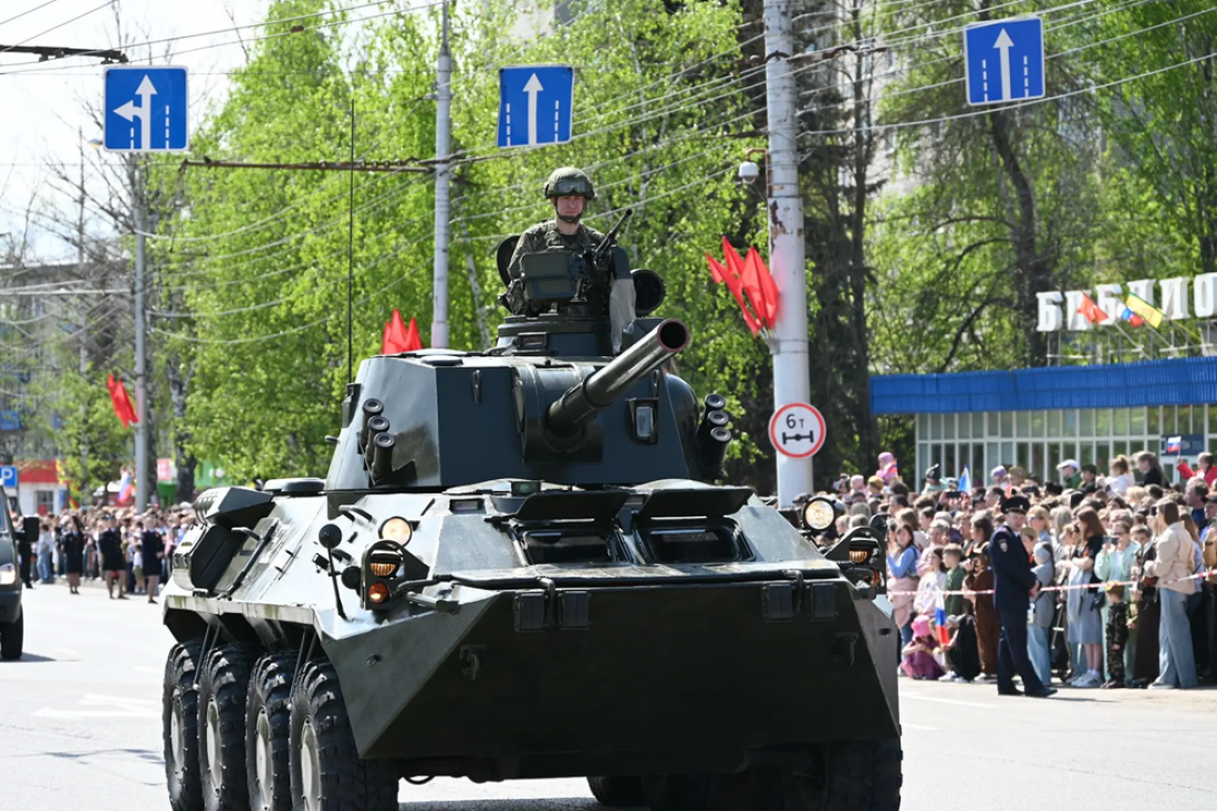 В Пензе в параде Победы участвовали около 1200 человек