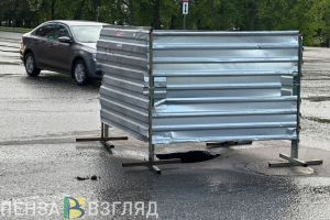 В центре Пензы образовался очередной дорожный провал
