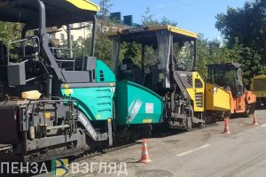В Русском Камешкире благоустраивают территорию возле Троице‑Сергеевской церкви