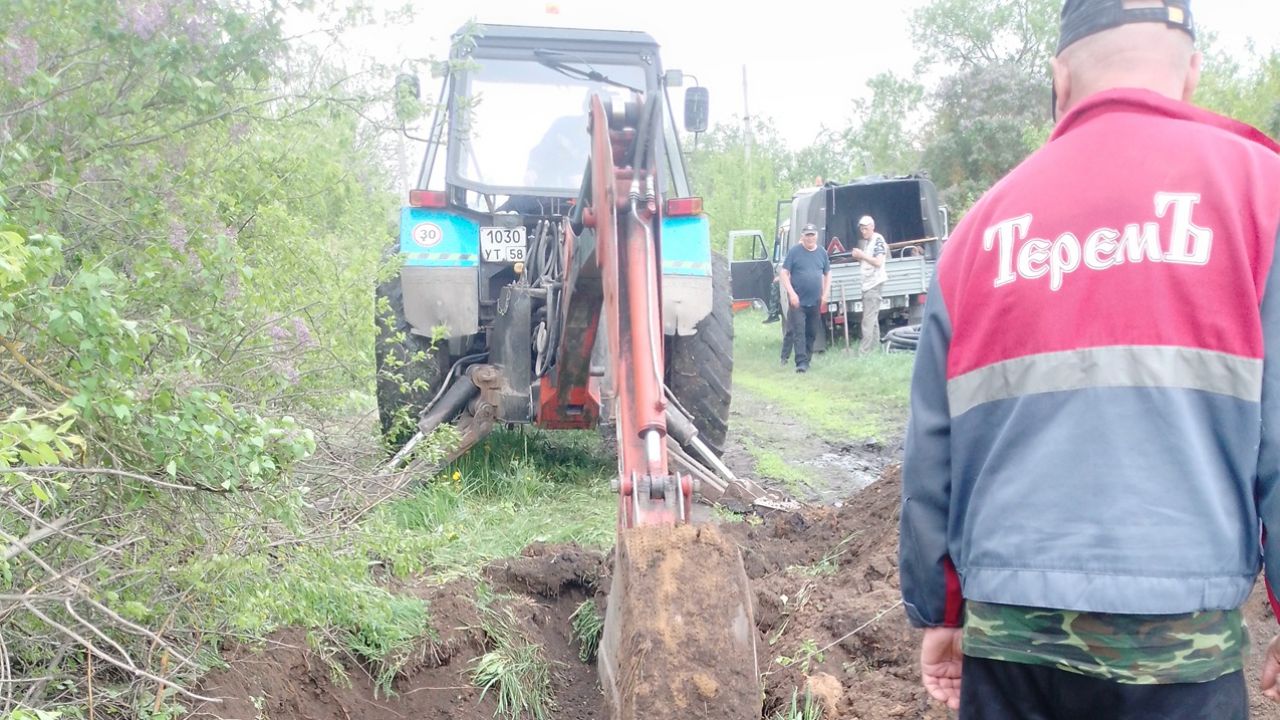В селе Липовка Башмаковского района капитально отремонтировали водопровод