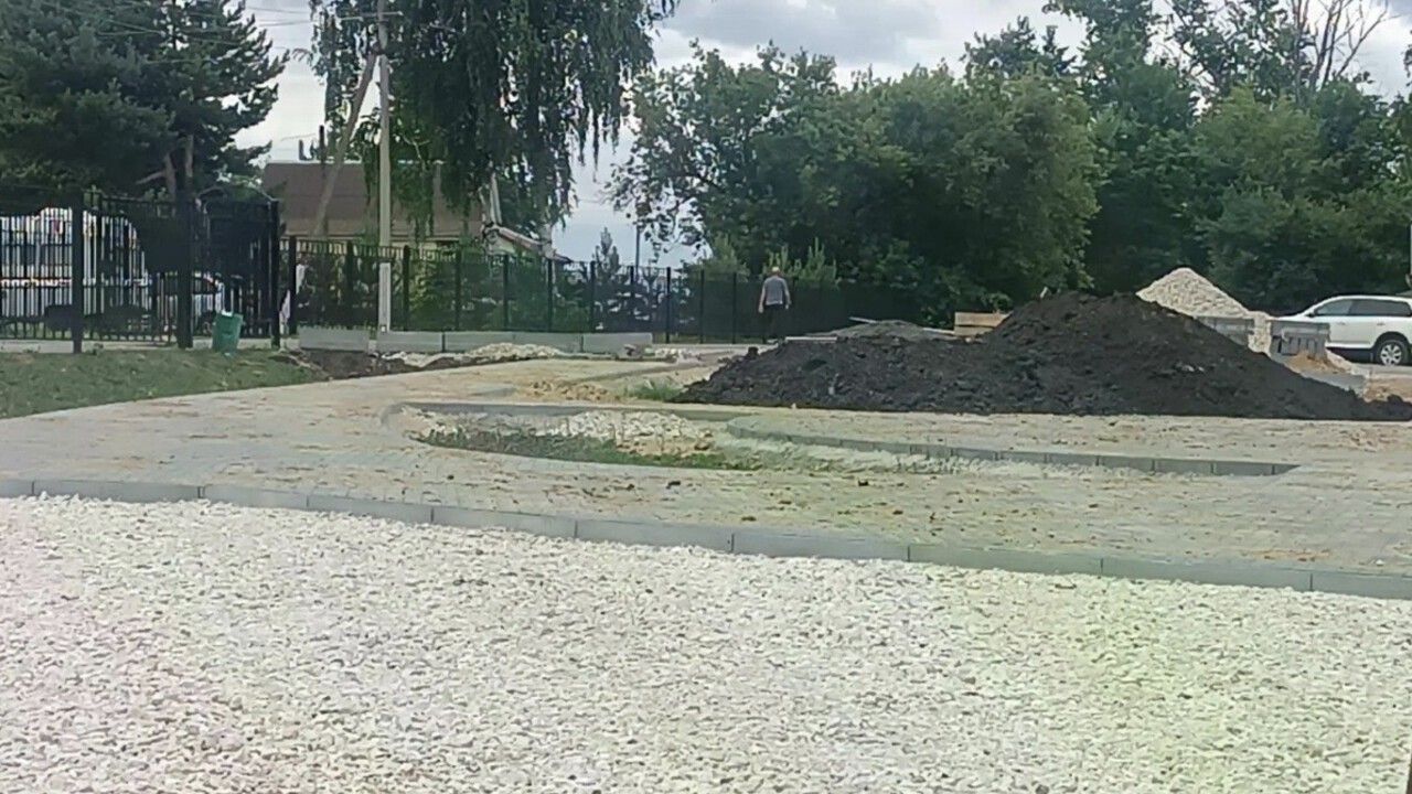 В рабочем поселке Исса стартовало благоустройство парка на улице Лебедева