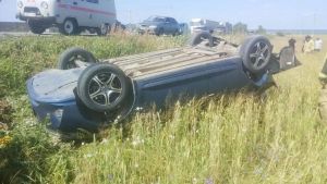 В Городищенском районе столкнулись две машины, пострадал водитель
