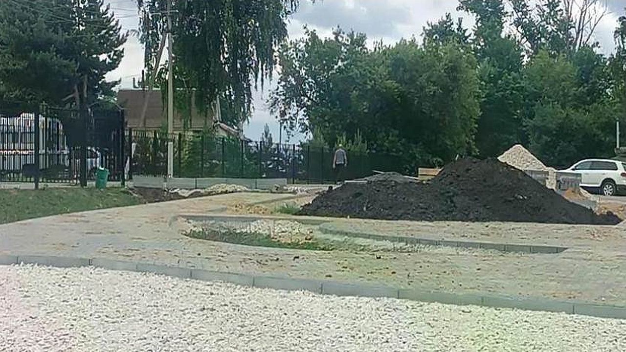 В поселке Исса началось благоустройство парка