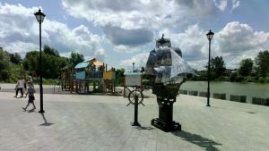 В Никольске в сквере «Бриз» построили новую детскую площадку