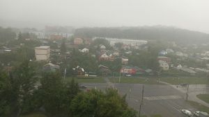 На Пензу обрушился сильный ливень
