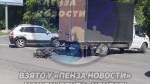 Пензенцы сообщают о ДТП с несовершеннолетним мотоциклистом и большегрузом