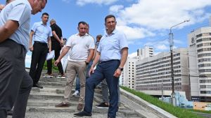В Пензе у путепровода на улице 8 Марта отремонтируют старые ступени