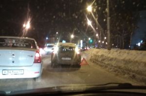 ДТП на пензенской улице спровоцировало пробку